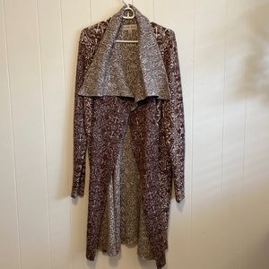 Knox Rose duster/sweater intricate boho design size L